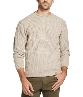 Weatherproof Mens Mixed Stitch Knit Sweater