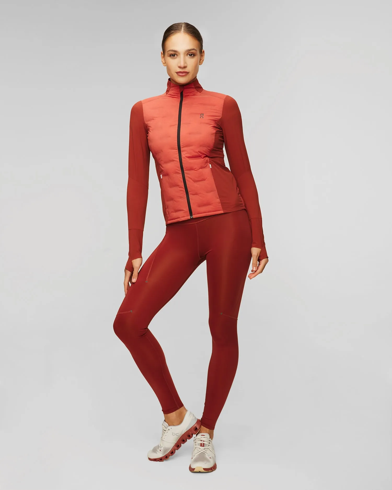 Women's On Running Climate Jacket 26401711-auburn-ruby