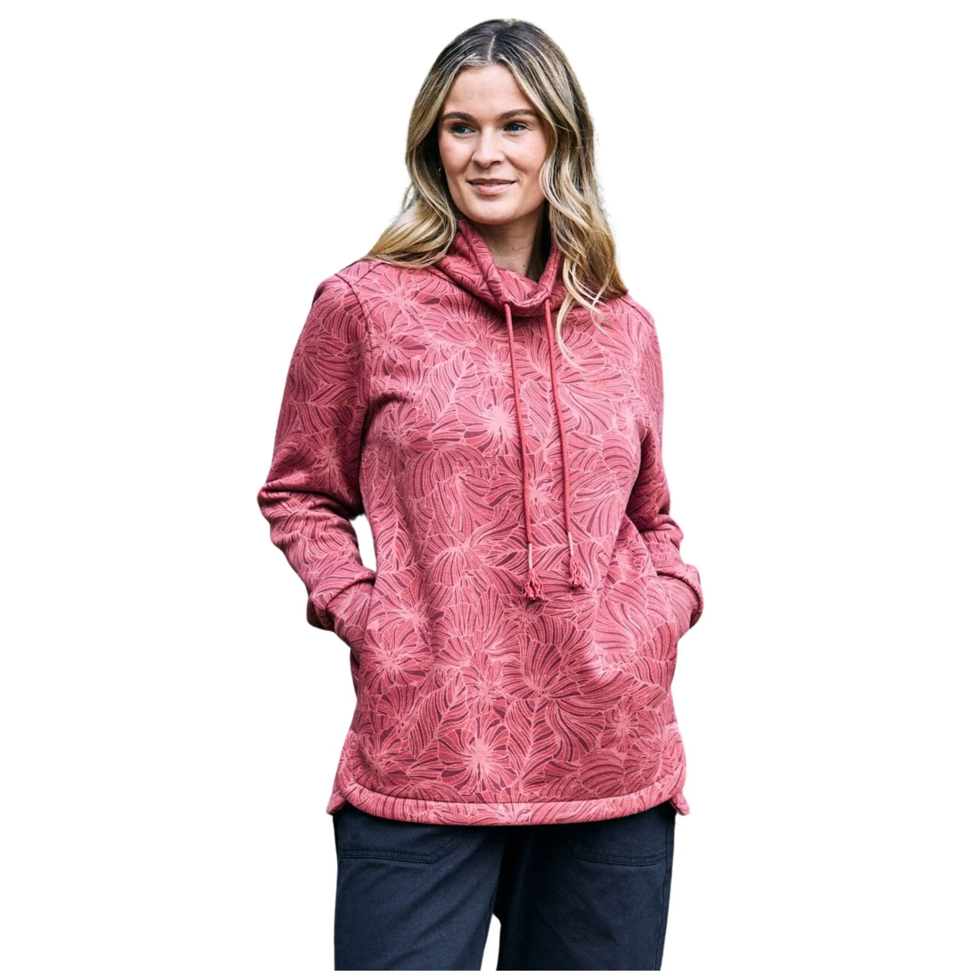 Womens Harper Longline Pop Sweatshirt