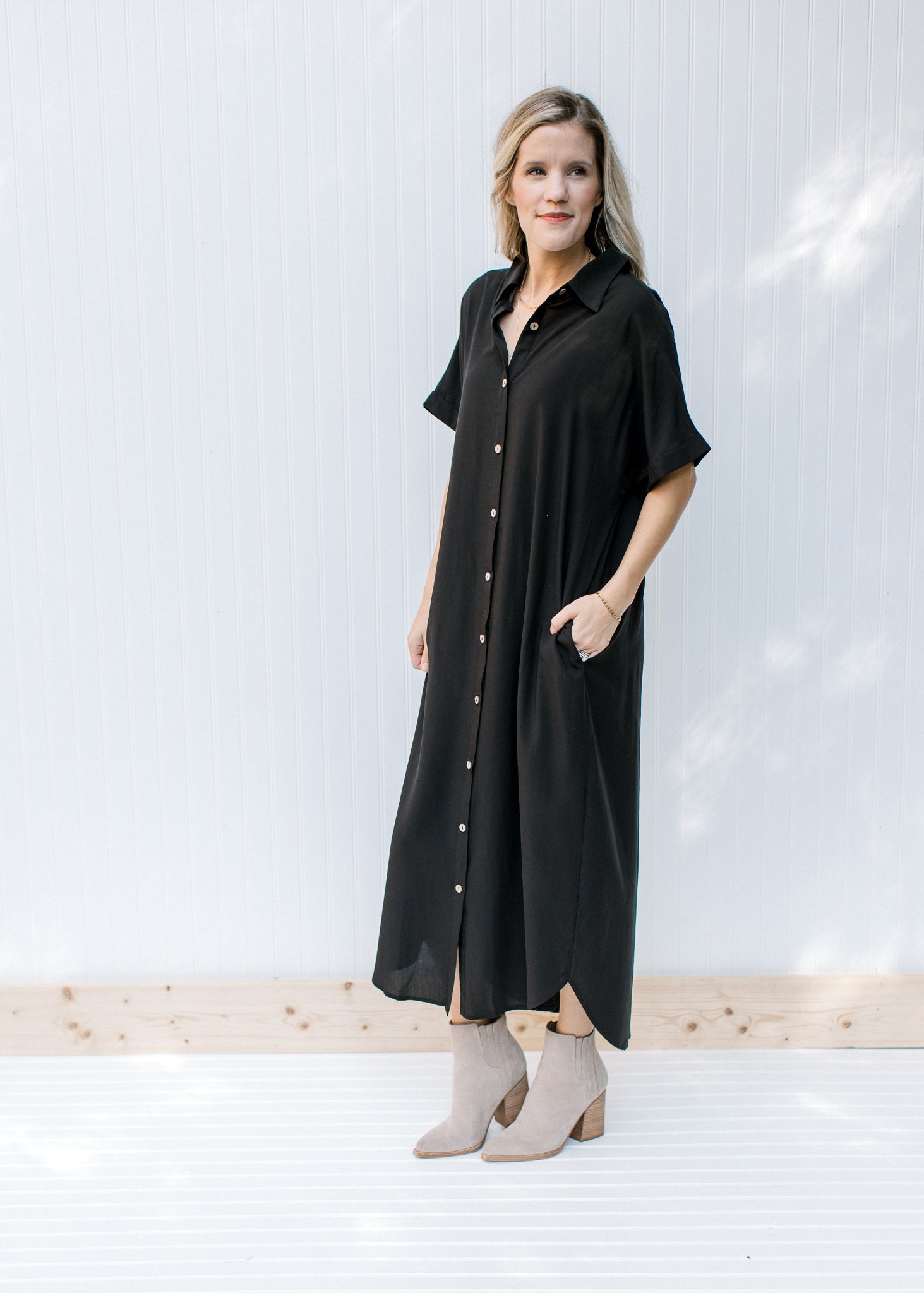 X Black Casual Day Dress