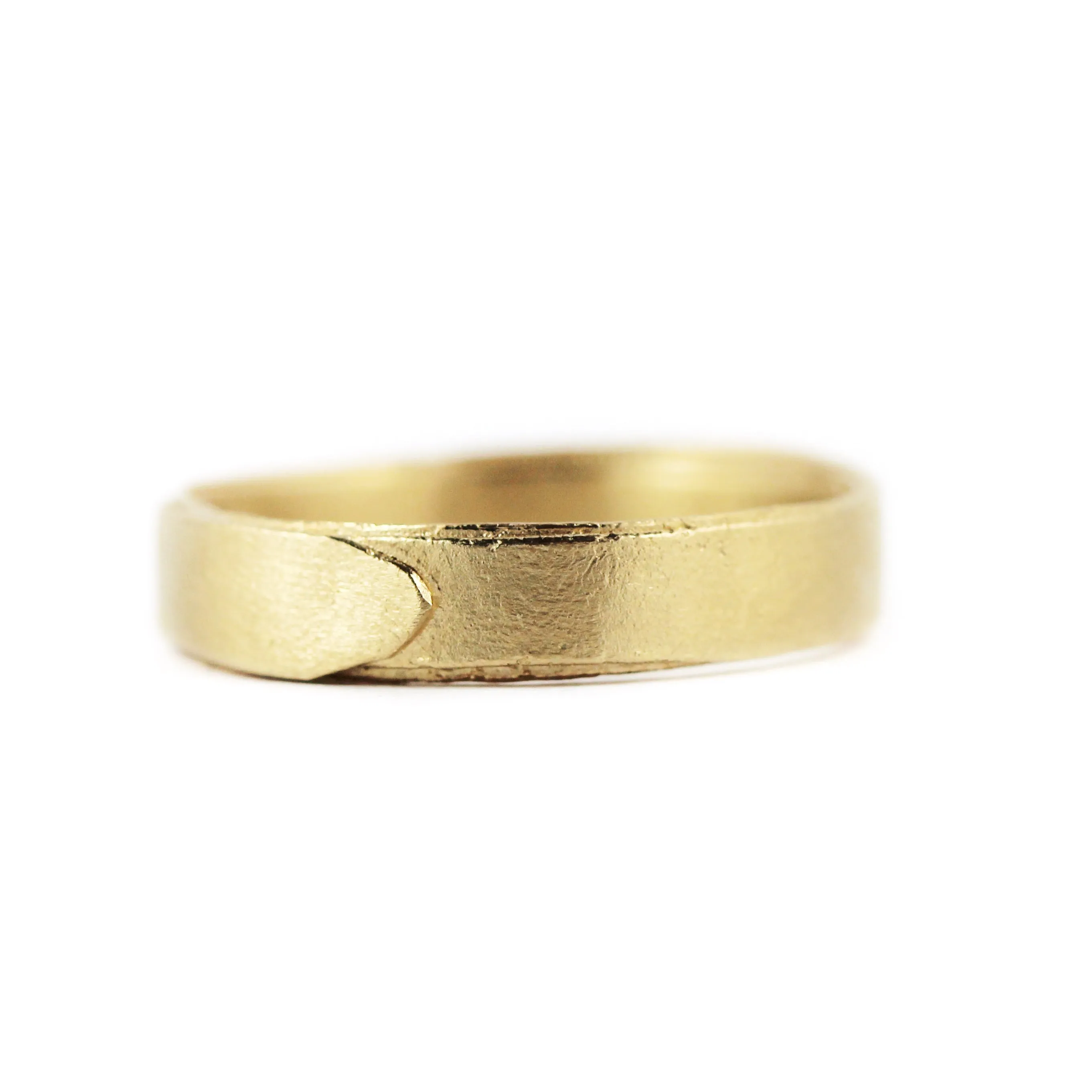 Yellow Gold Men's Wrap Band - Ruth Tomlinson