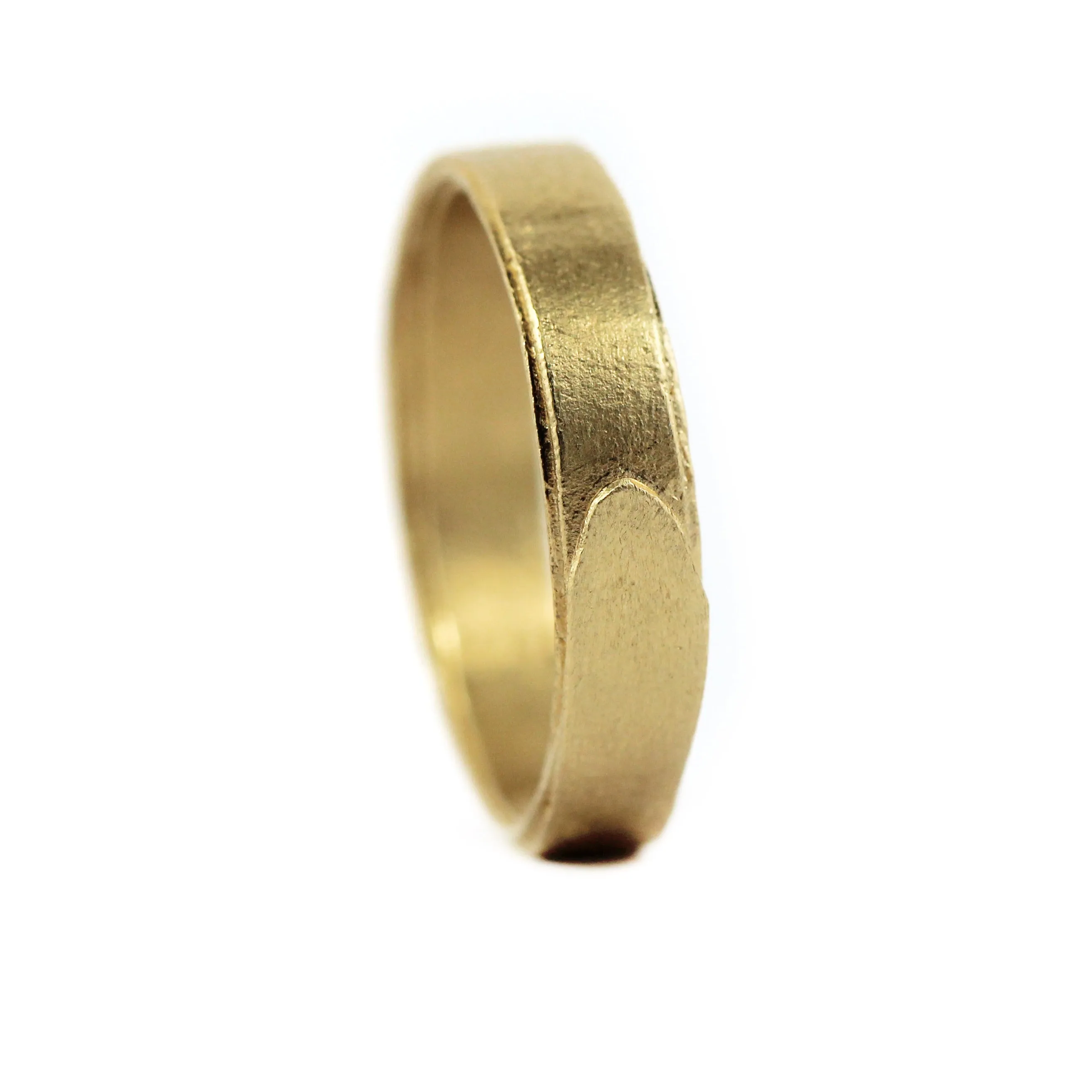 Yellow Gold Men's Wrap Band - Ruth Tomlinson