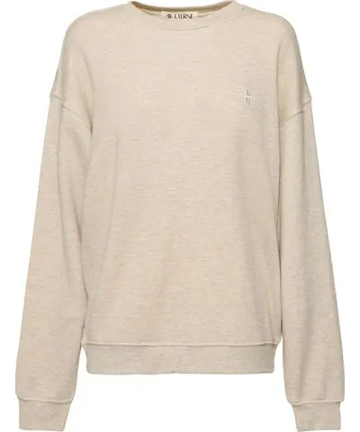 ÉTERNE Oversize Cotton & Viscose Sweatshirt